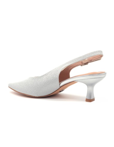 Kharisma slingback in tessuto lurex